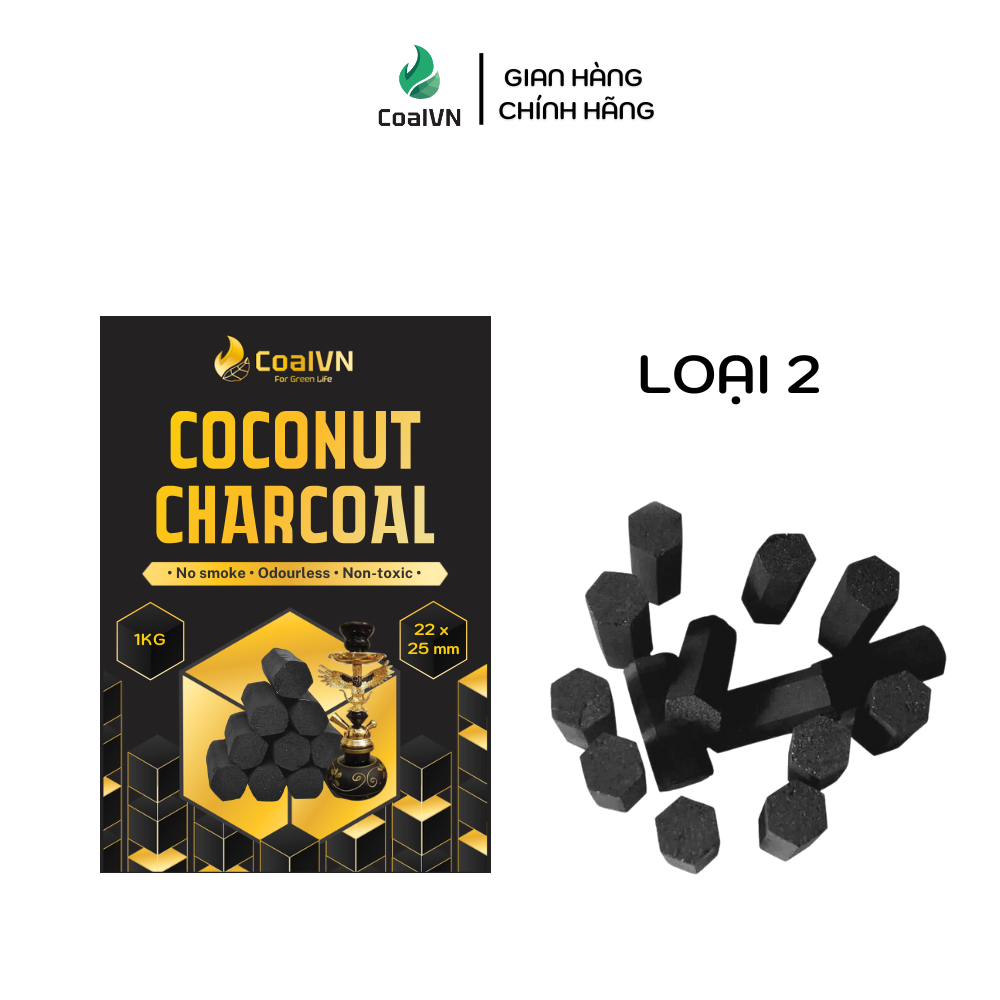 Than Dừa Lục Giác Loại 2